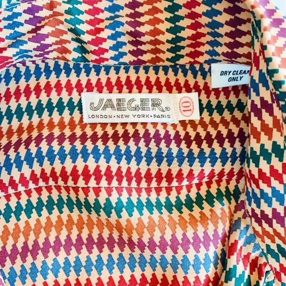 vintage gucci-esq patterned blouse, small - Picture 5 of 10